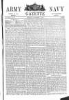 Army and Navy Gazette Saturday 09 November 1861 Page 1