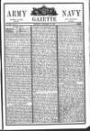 Army and Navy Gazette Saturday 21 December 1861 Page 1