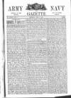 Army and Navy Gazette Saturday 09 April 1864 Page 1