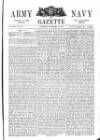 Army and Navy Gazette Saturday 11 November 1865 Page 1