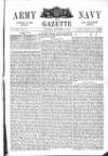 Army and Navy Gazette Saturday 18 November 1865 Page 1