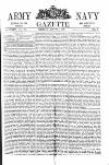 Army and Navy Gazette Saturday 04 August 1866 Page 1