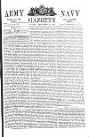 Army and Navy Gazette Saturday 15 September 1866 Page 1