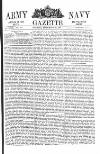 Army and Navy Gazette Saturday 29 September 1866 Page 1