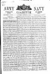 Army and Navy Gazette Saturday 29 December 1866 Page 1