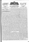 Army and Navy Gazette Saturday 13 March 1869 Page 1