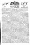 Army and Navy Gazette Saturday 25 September 1869 Page 1