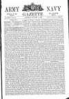 Army and Navy Gazette Saturday 02 October 1869 Page 1