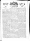 Army and Navy Gazette Saturday 02 April 1870 Page 1