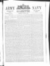 Army and Navy Gazette Saturday 25 June 1870 Page 1