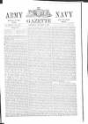 Army and Navy Gazette Saturday 08 October 1870 Page 1