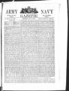 Army and Navy Gazette Saturday 20 July 1872 Page 1