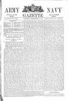 Army and Navy Gazette Saturday 28 September 1872 Page 1