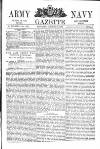 Army and Navy Gazette Saturday 26 October 1872 Page 1