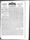 Army and Navy Gazette Saturday 02 November 1872 Page 1