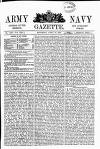 Army and Navy Gazette Saturday 19 April 1884 Page 1