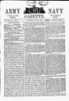 Army and Navy Gazette Saturday 05 July 1884 Page 1
