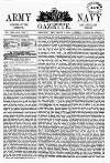 Army and Navy Gazette Saturday 06 September 1884 Page 1