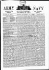 Army and Navy Gazette Saturday 27 September 1884 Page 1