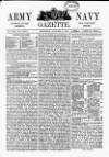 Army and Navy Gazette Saturday 04 October 1884 Page 1
