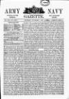 Army and Navy Gazette Saturday 01 November 1884 Page 1