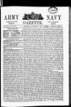 Army and Navy Gazette Saturday 06 December 1884 Page 1