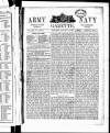 Army and Navy Gazette Saturday 10 January 1885 Page 1