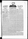 Army and Navy Gazette Saturday 24 January 1885 Page 1