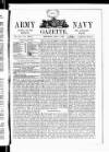 Army and Navy Gazette Saturday 04 April 1885 Page 1