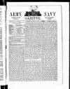 Army and Navy Gazette Saturday 11 April 1885 Page 1