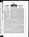 Army and Navy Gazette Saturday 18 April 1885 Page 1