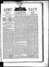 Army and Navy Gazette Saturday 12 September 1885 Page 1