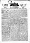 Army and Navy Gazette Saturday 07 November 1885 Page 1