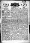 Army and Navy Gazette Saturday 06 March 1886 Page 1