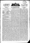 Army and Navy Gazette Saturday 19 June 1886 Page 1