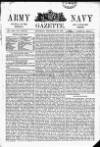 Army and Navy Gazette Saturday 25 December 1886 Page 1