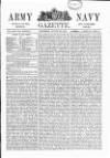 Army and Navy Gazette Saturday 20 August 1887 Page 1