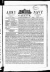 Army and Navy Gazette Saturday 29 December 1888 Page 1