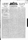 Army and Navy Gazette Saturday 23 March 1889 Page 1