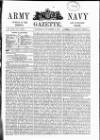 Army and Navy Gazette Saturday 02 November 1889 Page 1