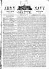 Army and Navy Gazette Saturday 10 January 1891 Page 1