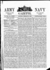 Army and Navy Gazette Saturday 27 February 1892 Page 1