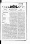 Army and Navy Gazette Saturday 29 July 1893 Page 1