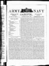 Army and Navy Gazette Saturday 03 March 1894 Page 1