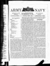 Army and Navy Gazette Saturday 07 April 1894 Page 1
