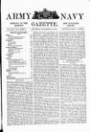 Army and Navy Gazette Saturday 24 November 1894 Page 1