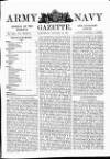 Army and Navy Gazette Saturday 26 January 1895 Page 1