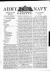 Army and Navy Gazette Saturday 23 February 1895 Page 1