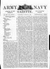 Army and Navy Gazette Saturday 24 August 1895 Page 1