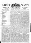 Army and Navy Gazette Saturday 31 August 1895 Page 1